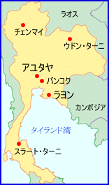 タイの工業団地地図